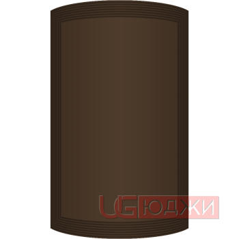 Фасад Эмаль Матовая 19мм Престиж Модерн 77 полукруглый R300 высота 357-716мм