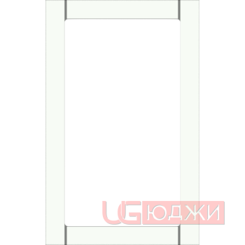 Фасад Эмаль Матовая 19мм Стандарт 6 Витрина