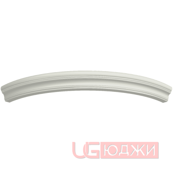 Карниз верхний прямой Эмаль Матовая 2400х60х80мм