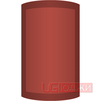 Фасад Эмаль Матовая 19мм Престиж Модерн 77 полукруглый R300 высота 357-716мм