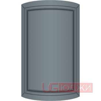 Фасад Эмаль Матовая 19мм Престиж Классика 71 полукруглый R300 высота 357-716мм