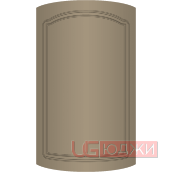 Фасад Эмаль Матовая 19мм Стандарт 3 полукруглый R300 высота 717-916мм