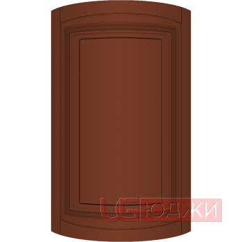 Фасад Эмаль Матовая 19мм Престиж Классика 66 полукруглый R300 высота 357-716мм