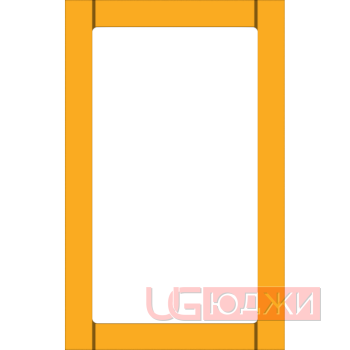 Фасад Эмаль Матовая 19мм Стандарт 6 Витрина