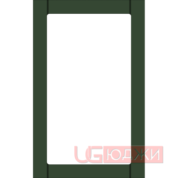 Фасад Эмаль Матовая 19мм Стандарт 6 Витрина