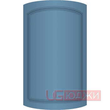 Фасад Эмаль Матовая 19мм Стандарт 11 полукруглый R300 высота 357-716мм