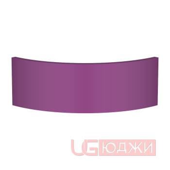 Цоколь полукруглый Эмаль Матовая R300х150мм