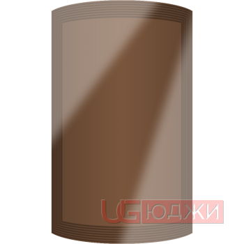 Фасад Эмаль Глянец 19мм Престиж Модерн 77 полукруглый R300 высота 717-916мм