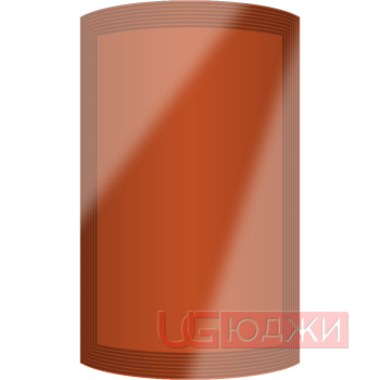 Фасад Эмаль Глянец 19мм Престиж Модерн 77 полукруглый R300 высота 717-916мм