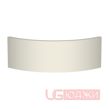 Цоколь полукруглый Эмаль Матовая R300х150мм