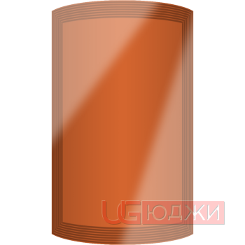 Фасад Эмаль Глянец 19мм Престиж Модерн 77 полукруглый R300 высота 717-916мм