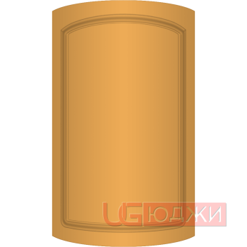 Фасад Эмаль Матовая 19мм Стандарт 11 полукруглый R300 высота 717-916мм