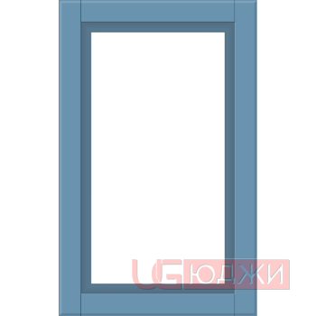 Фасад Эмаль Матовая 19мм Престиж Классика 67 Витрина