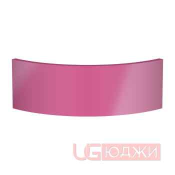 Цоколь полукруглый Эмаль Глянец R300х150мм