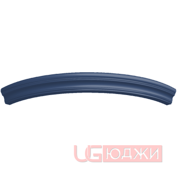 Карниз верхний полукруглый Эмаль Матовая R300х60мм