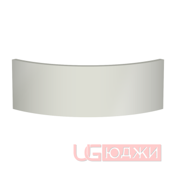 Цоколь полукруглый Эмаль Глянец R300х150мм