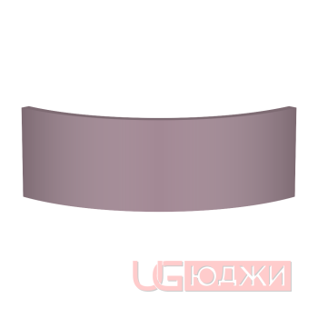 Цоколь полукруглый Эмаль Матовая R300х150мм