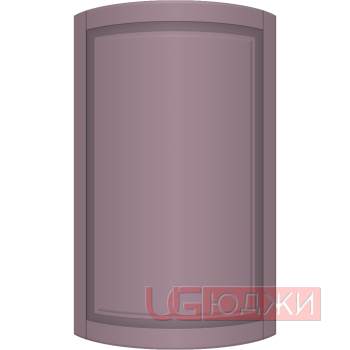 Фасад Эмаль Матовая 19мм Престиж Классика 67 полукруглый R300 высота 717-916мм