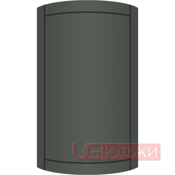 Фасад Эмаль Матовая 19мм Стандарт 6 полукруглый R300 высота 717-916мм