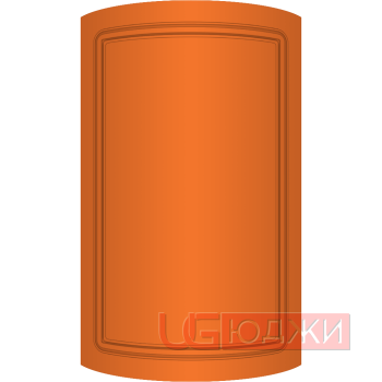 Фасад Эмаль Матовая 19мм Стандарт 1 полукруглый R300 высота 357-716мм