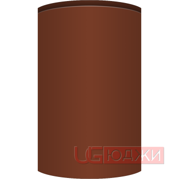 Фасад Эмаль Матовая 19мм Интегрированная ручка V1 полукруглый R300 высота 717-916мм