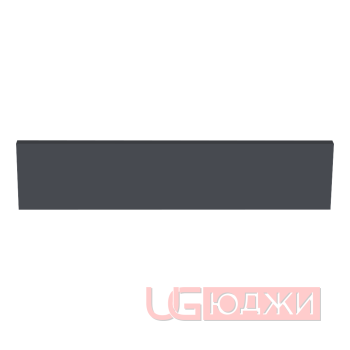 Цоколь прямой Эмаль Матовая 2300х100х19мм