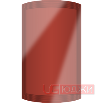 Фасад Эмаль Глянец 19мм Престиж Модерн 77 полукруглый R300 высота 717-916мм