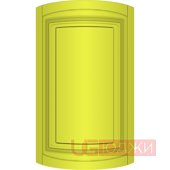 Фасад Эмаль Матовая 19мм Престиж Классика 66 полукруглый R300 высота 357-716мм