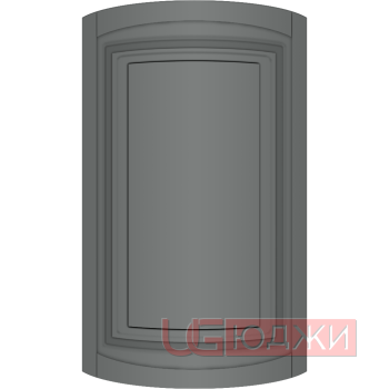 Фасад Эмаль Матовая 19мм Престиж Классика 66 полукруглый R300 высота 717-916мм