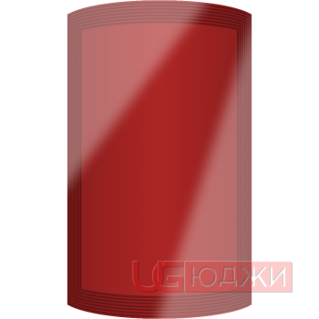 Фасад Эмаль Глянец 19мм Престиж Модерн 77 полукруглый R300 высота 717-916мм