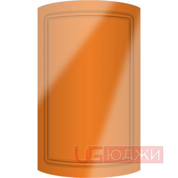 Фасад Эмаль Глянец 19мм Стандарт 1 полукруглый R300 высота 717-916мм