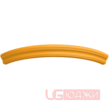 Карниз верхний прямой Эмаль Матовая 2400х60х80мм