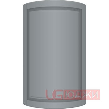 Фасад Эмаль Матовая 19мм Престиж Классика 67 полукруглый R300 высота 717-916мм