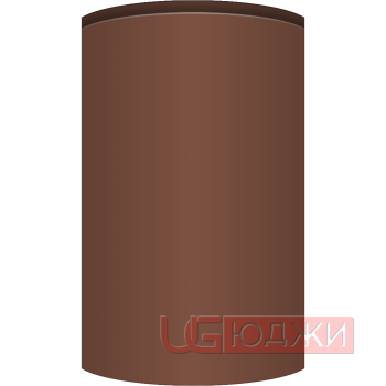 Фасад Эмаль Матовая 19мм Интегрированная ручка V1 полукруглый R300 высота 717-916мм