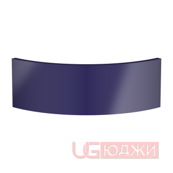 Цоколь полукруглый Эмаль Глянец R300х150мм