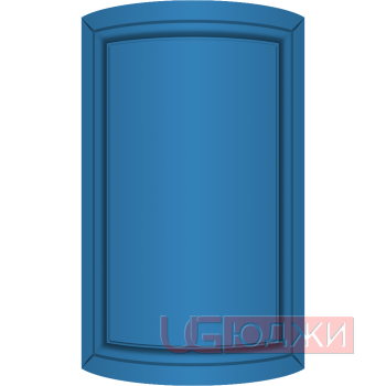 Фасад Эмаль Матовая 19мм Престиж Классика 71 полукруглый R300 высота 717-916мм