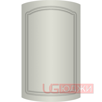 Фасад Эмаль Матовая 19мм Стандарт 3 полукруглый R300 высота 357-716мм