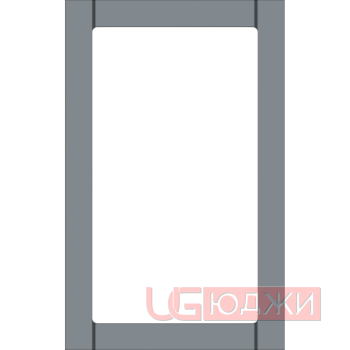 Фасад Эмаль Матовая 19мм Стандарт 6 Витрина