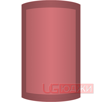 Фасад Эмаль Матовая 19мм Престиж Модерн 77 полукруглый R300 высота 357-716мм