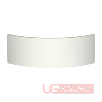 Цоколь полукруглый Эмаль Глянец R300х150мм