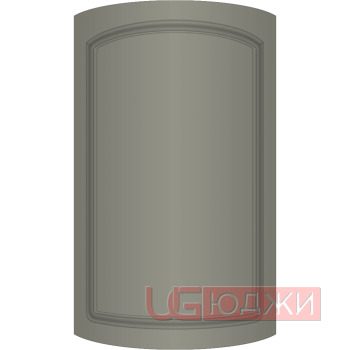 Фасад Эмаль Матовая 19мм Стандарт 11 полукруглый R300 высота 357-716мм