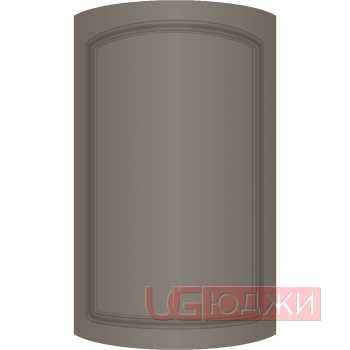 Фасад Эмаль Матовая 19мм Стандарт 11 полукруглый R300 высота 717-916мм