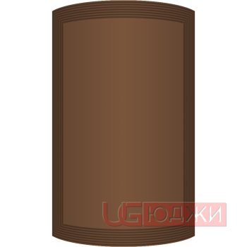 Фасад Эмаль Матовая 19мм Престиж Модерн 77 полукруглый R300 высота 357-716мм