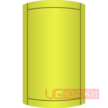 Фасад Эмаль Матовая 19мм Стандарт 6 полукруглый R300 высота 717-916мм