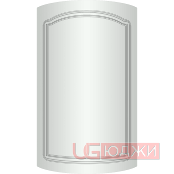 Фасад Эмаль Матовая 19мм Стандарт 3 полукруглый R300 высота 717-916мм