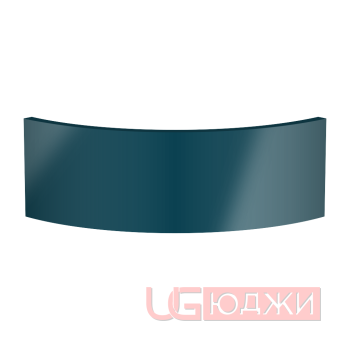 Цоколь полукруглый Эмаль Глянец R300х150мм