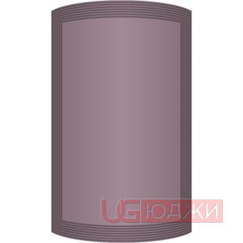 Фасад Эмаль Матовая 19мм Престиж Модерн 77 полукруглый R300 высота 357-716мм