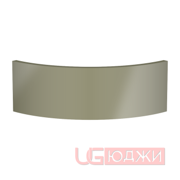 Цоколь полукруглый Эмаль Глянец R300х150мм