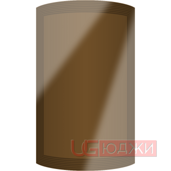 Фасад Эмаль Глянец 19мм Престиж Модерн 77 полукруглый R300 высота 717-916мм