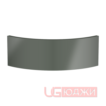 Цоколь полукруглый Эмаль Глянец R300х150мм